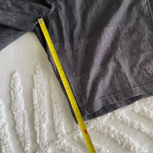 Da Hui Board Shorts Men 34 Black Gray Swim Trunks Hybrid 10 Inch Water Resistant - Picture 8 of 10